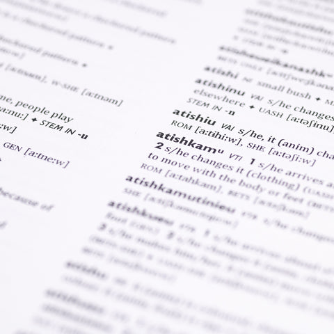 Innu-English Dictionary