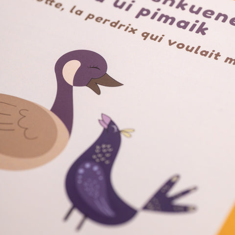 Shanut, ishkueneu ka ui pimaik - Charlotte, la perdrix qui voulait migrer