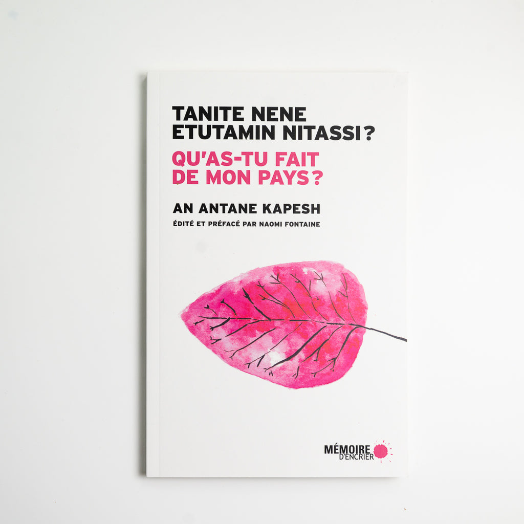 Tanite nene etutamin nitassi? - Qu'as-tu fait de mon pays? – Tshakapesh ...